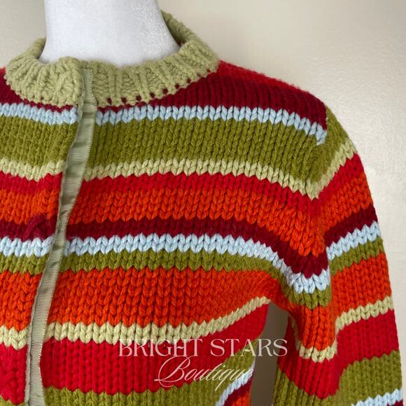 Rare Stripe Cardigan ASO Willow Rosenberg Buffy The Vampire Slayer Multicolor - Picture 8 of 16